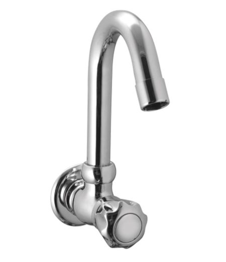 EN 46 -135 | Sink Cock Swinging Spout with Flnage Wall Mounted