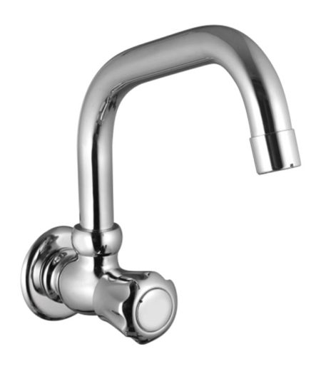 EN 46 -139 | Sink Cock Swinging Extension Spout Wall Mounted