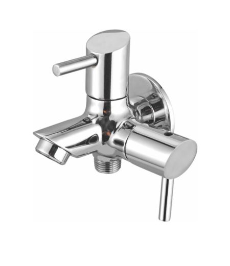 LC 36 -123 | Two Way Bib Cock Dual Handle with Flange