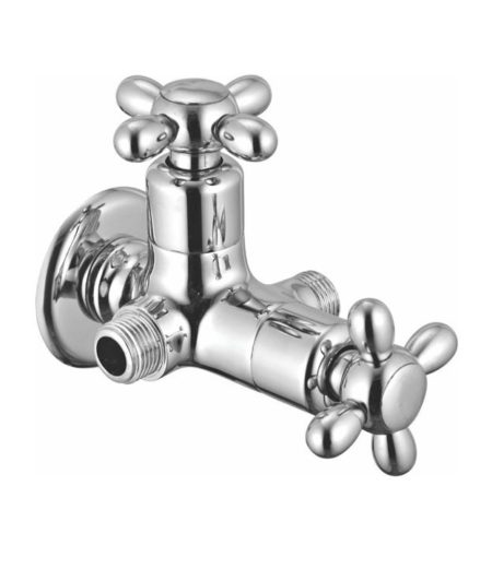 LN 32 -129 | Angular Stock Cock Dual Handle