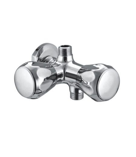 QT 19 -129 | Angular Stock Cock Dual Handle